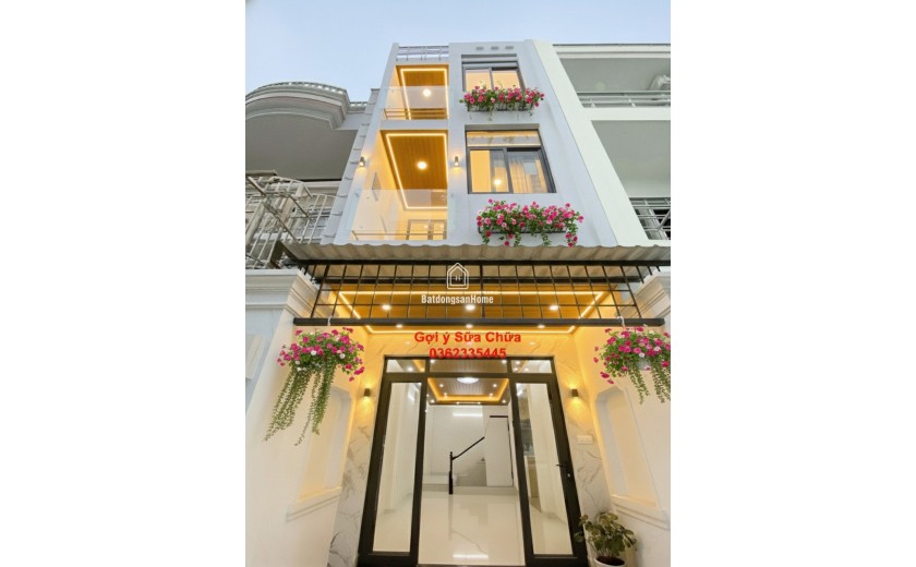 Nhà Vuông mới SHR 3 tầng HXH 52m2 – Nguyễn Xí Bình Thạnh S